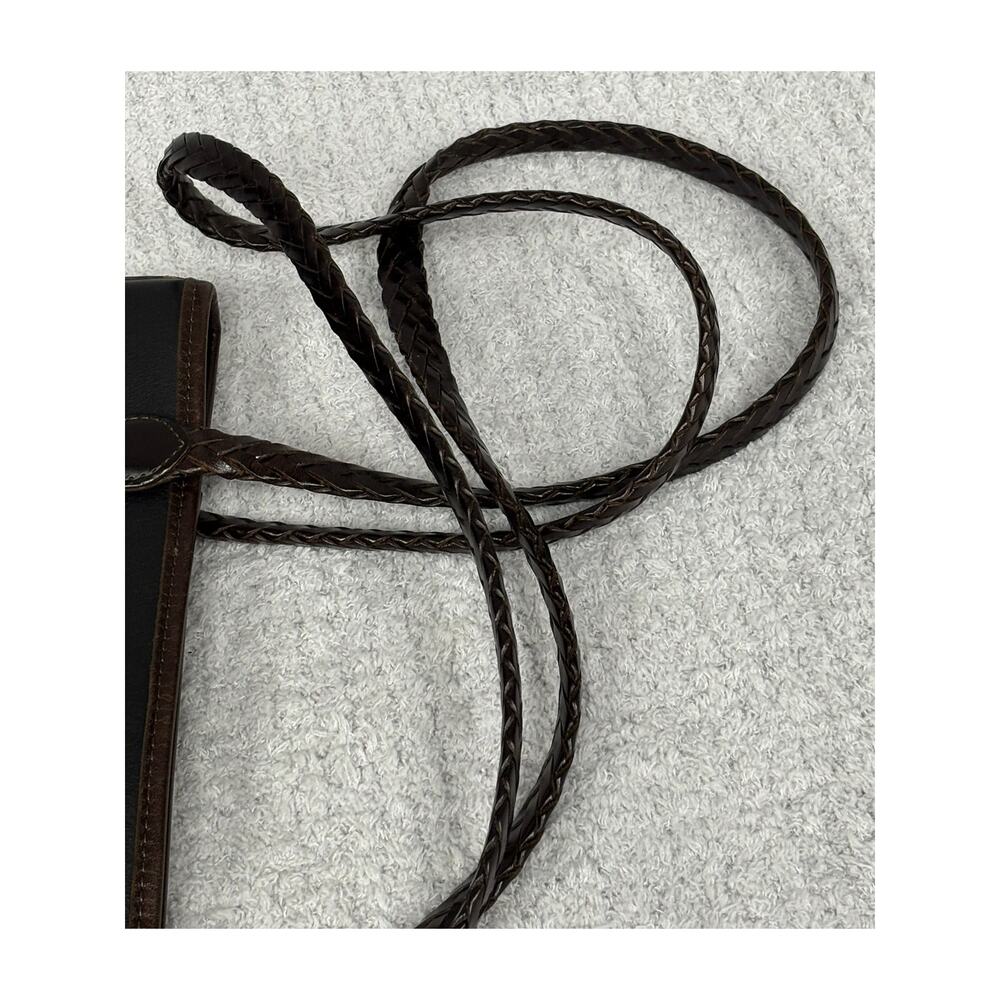Brighton Black Leather Shoulder Bag Purse #76962 - Picture 8 of 8